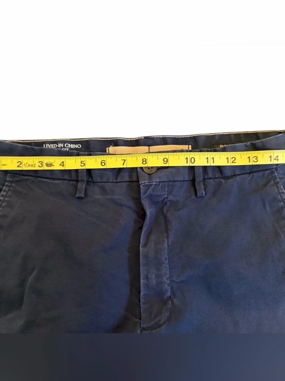 Banana Republic Factory Lived-In Chino Skinny Fit Pants Men’s 31x30 Navy Stretch
